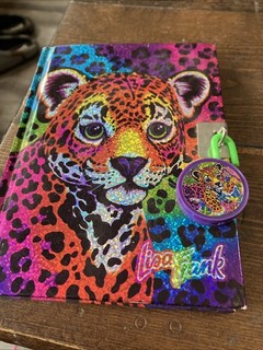 VTG Lisa Frank Leopard Themed Journal W/ Lock Hunter The Leopard