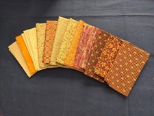 FABRIC-14 PIECES MULTI COLORS-BUNDLE FOR QUILTING, CRAFTING FAT QRTS  MORE