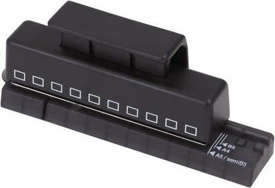 Lihit lab. One-third punch for twisted notes 8.47mm pitch square hole 10 holes P
