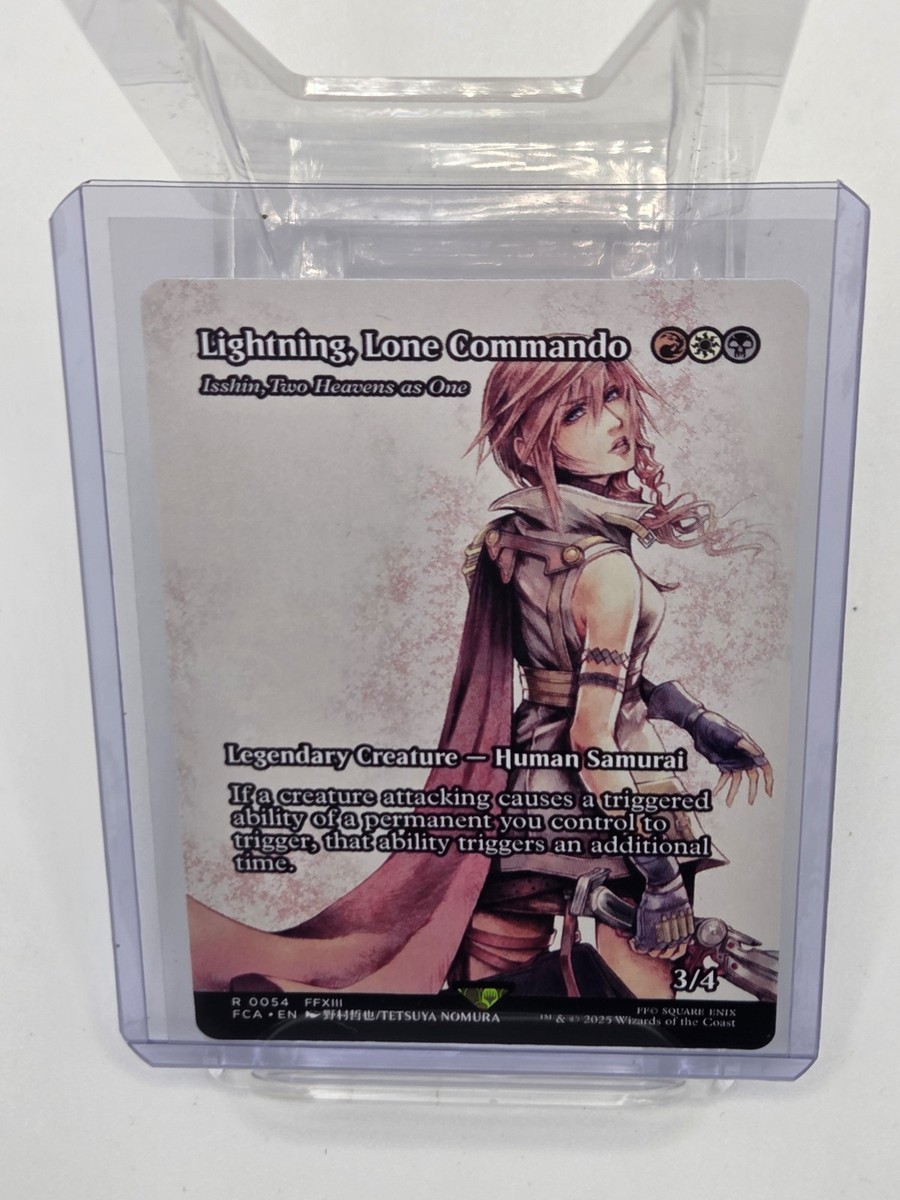 Lightning, Lone Commando - Isshin, Two Heavens as One - Final Fantasy -  Regular