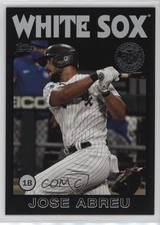 2021 Topps 1986 Baseball 35th Anniversary Series 2 Black 128/299 Jose Abreu 05up