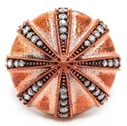 Ottoman Empire Heat Treated Moissanite 925 Sterling Silver Ring Sz 6.5 H1-8 — photo 1