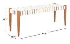 Safavieh AMALIA BENCH, Reduced Price 2172772547 BCH1001C