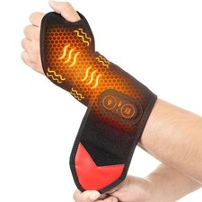 Heated Infrared Red Light 660 850nm Hand Massager Vibration Therapy Pain Relief