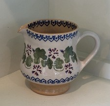 Nicholas Mosse Pottery Ireland Creamer Geranium Pattern 4” 