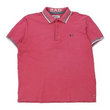 Gas Polo Shirt - Large Pink Cotton