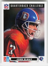 1991 Upper Deck Domino's The Quarterbacks #7 John Elway FOOTBALL Broncos