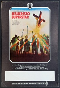 JESUS CHRIST SUPERSTAR YVONNE ELLIMAN MEXICAN MOVIE POSTER  12"  X  17" (1973)