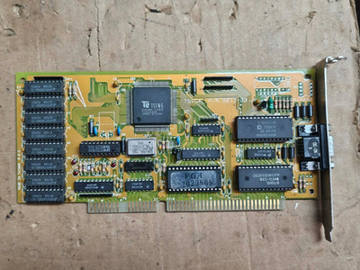 Retro Vintage Gaming Tested Clean 1MB ISA Tseng Labs TSVGA 9013-00 ET4000AX