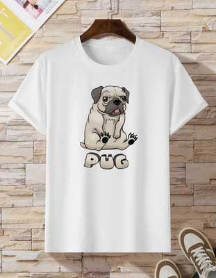 Cute Pug Dog Graphic T-Shirt Men Women Unisex Funny Puppy Pet Lover Gift