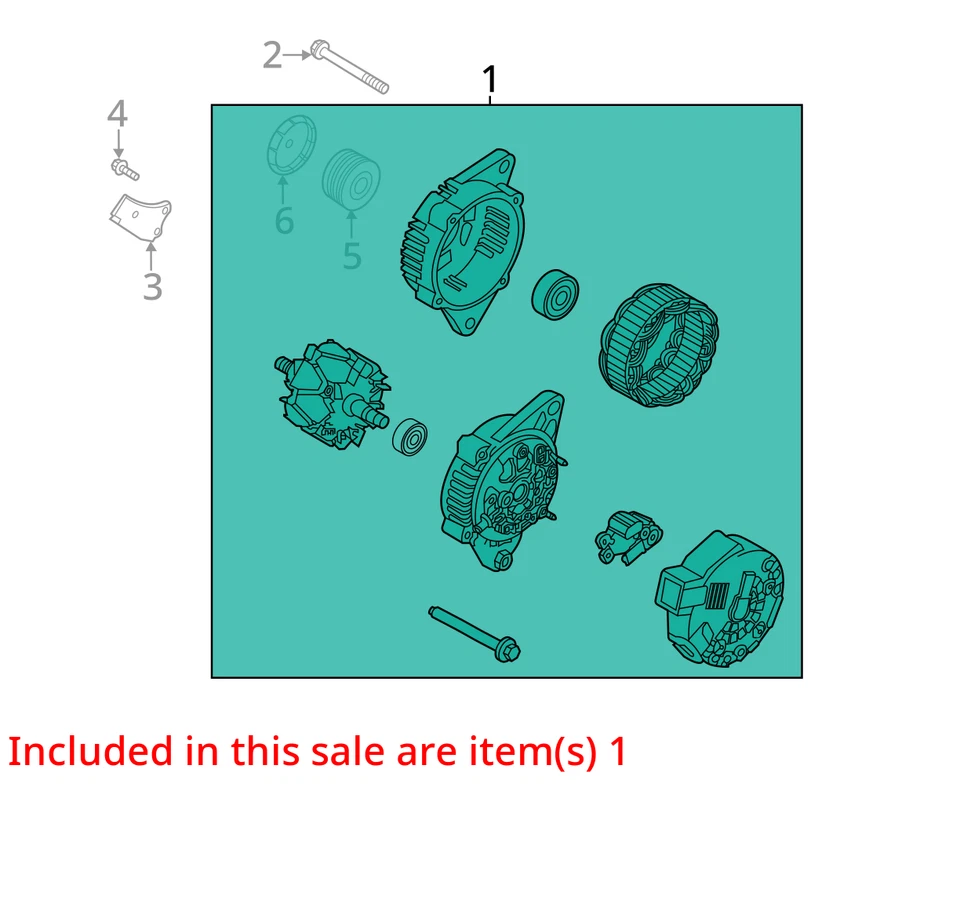 2020-2021 Kia Soul Alternator Generator Charging Assembly Engine Oem HNUWZ - Image 3 of 4