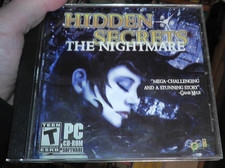 pc cd rom hidden secrets the nightmare video game cib