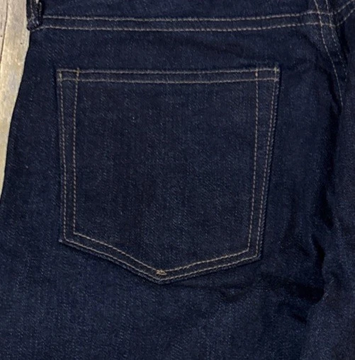 Pantalones de mezclilla Gap Kaihara ribete japonés ajustados elásticos 30X28 Foto 4 de 4
