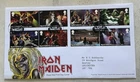 GB QEII 2023 Iron Maiden Pairs Royal Mail FDC Better London SHS