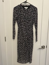 Nine West Women's Floral Midi Dress Size 6, 90’s Style