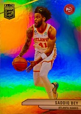 Saddiq Bey 2023-24 Donruss Elite Basketball Holo Base Card #176 Atlanta Hawks