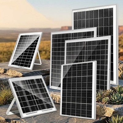 12V Solarpanel für kristallin 17W 20W 25W für Lüfter Kühlanwendungen