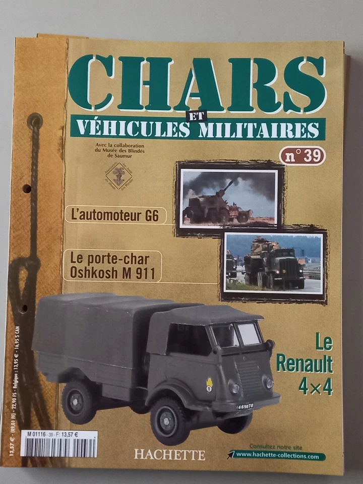 Fascicule Chars et  Vehicules Militaires Solido Hachette - Photo 4/4