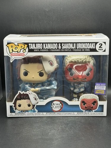 Funko Pop Demon Slayer 2-Pack Tanjiro & Urokodaki 2023 Summer Convention SDCC