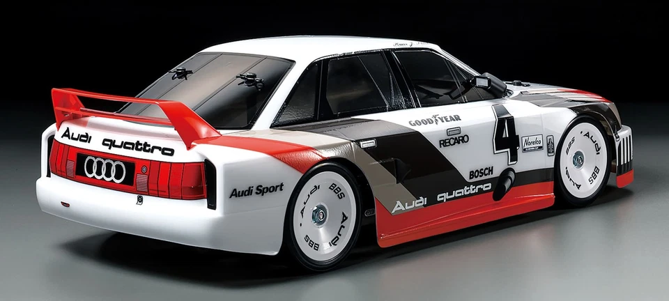 RC Bausatz Tamiya Audi 90 quattro TT-02 1:10 mit Allradantrieb und Lackierung - Bild 2 von 4