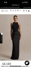 Club L Women's Black Gown Size 12
