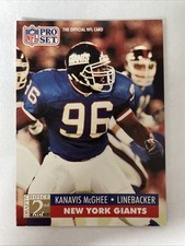 1991 Pro Set - 2nd Round Draft Choice Kanavis McGhee #784 (RC)