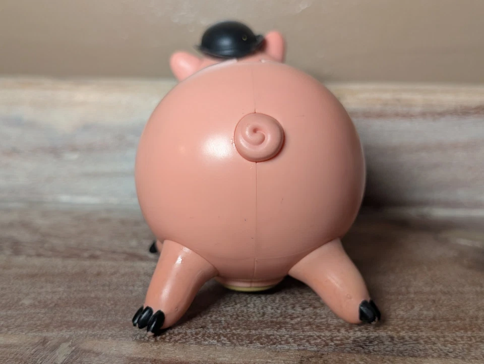 "Sombrero negro Toy Story Evil Hamm Dr. Porkchop Mattel Disney Pixar Pink Pig 5""" Foto 2 de 4