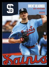 Brent Headrick Minnesota Twins 2024 St. Paul Saints Choice