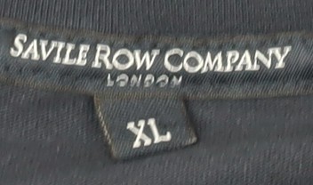 FILA T shirt girocollo Savile Row uomo XL blu cotone