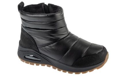 Winterschuhe Damen, Skechers Uno Rugged - Puffer, Schwarz
