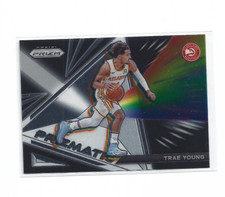 2021-22 Panini Prizm Basketball Trae Young Prizmatic Base Hawks #17