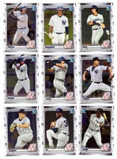 2020 Bowman Chrome Prospects - NEW YORK YANKEES Set w/ Jasson Dominguez & Volpe