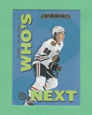 2023-24  UD Credentials  Connor Bedard Who's Next WN-CB