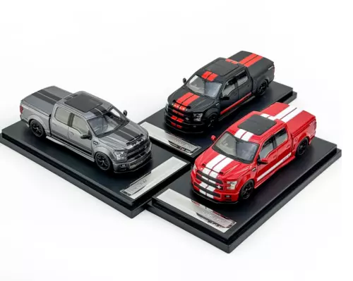 Lustiger 1:64 F-150 Shelby Pickup Truck Sport Muscle Modell Diecast Metall Auto