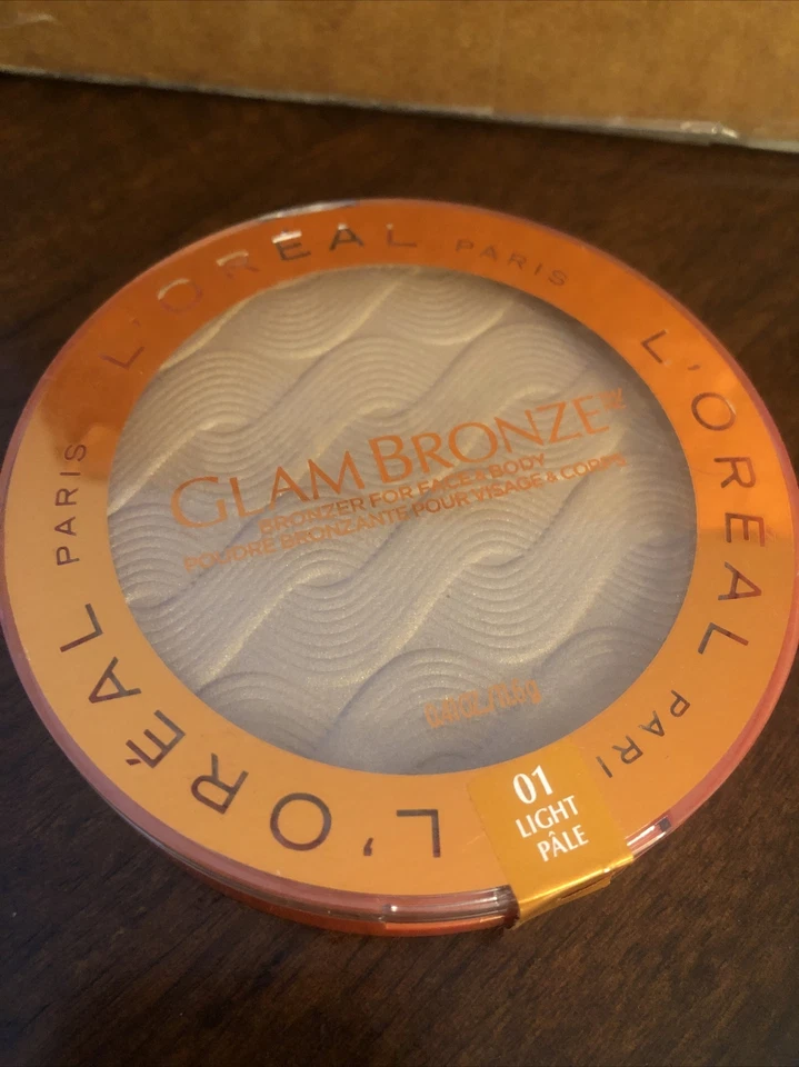 Loreal Paris Glam Bronze Bronzer For Face & Body #01 Light Pale Summer New - Image 2 of 3