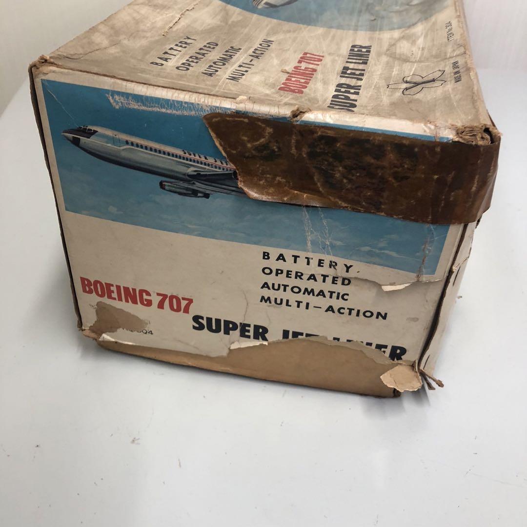 Yonezawa Toys Tin Toy Airplane Boeing 707 Super Jet Liner W