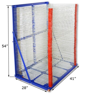 50 Layers Assembling Type Screen Drying Rack Screen Printing Movable Drying Rack