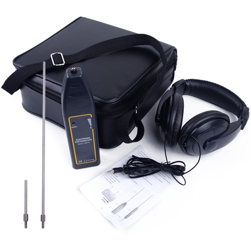 Leak Detector Water Pipe Electronic Stethoscope Earphone Abnormal Noise Tool Kit - Afbeelding 1 van 8