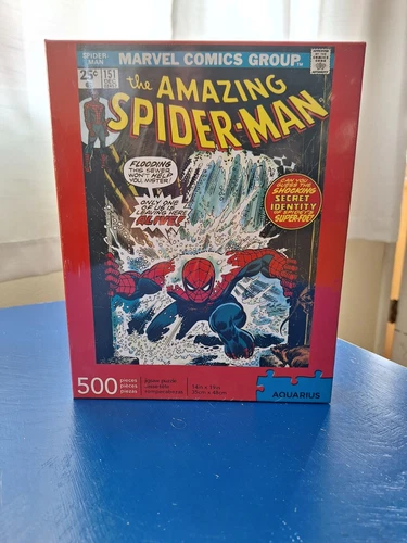SPIDER-MAN- 500 Piece Puzzle By Aquarius SEALED 