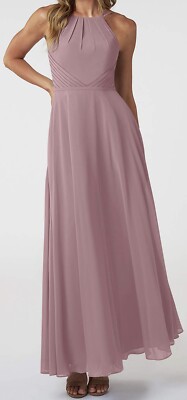 green emerald velvet dress Wedtrend Women Sky Blue Wedding Guest Dress A Line Chiffon Pleated Ruffle Sleeves Bridesmaid Dress with Slit, Sky Blue / US14