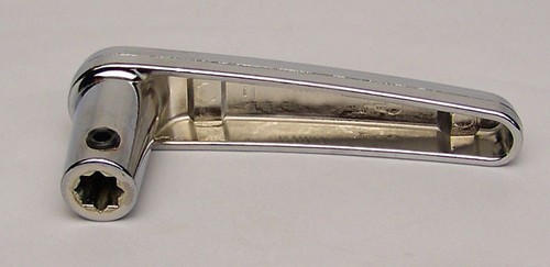 Inside Chrome Door Handle for Dozers, Tractors, Excavators, etc. - Picture 2 of 4
