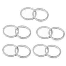 MOFUN 10 Pack Exhaust Gaskets 17048-98 for Harley Twin Cam, Big Twin, EVO, XL