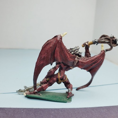 1979 Ral Partha Balrog Flame Demon LotR 25 mm mazmorras y dragones de metal vintage - Imagen 6 de 12