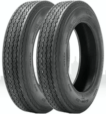 Set 2 5.30-12 Boat Trailer Tires 6Ply Heavy Duty 5.30x12 530-12 Replacement Tyre