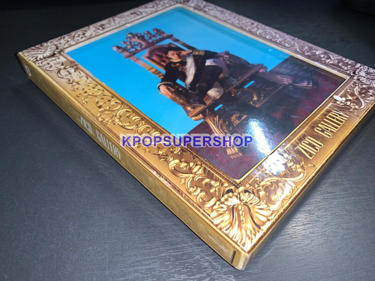 Zico 1st Mini Album Gallery CD Poster Sticker Good Condition Block