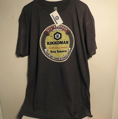 Men's Authentic KIKKOMAN Soy Sauce Logo 