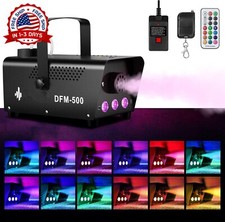 M quina de humo de 500W con 13 luces LED RGB, control remoto inal mbrico