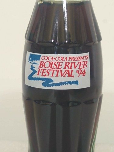 1994 Boise River Festival 8 ox '94 Coca Cola Coke Bottle unopened - Picture 2 of 8