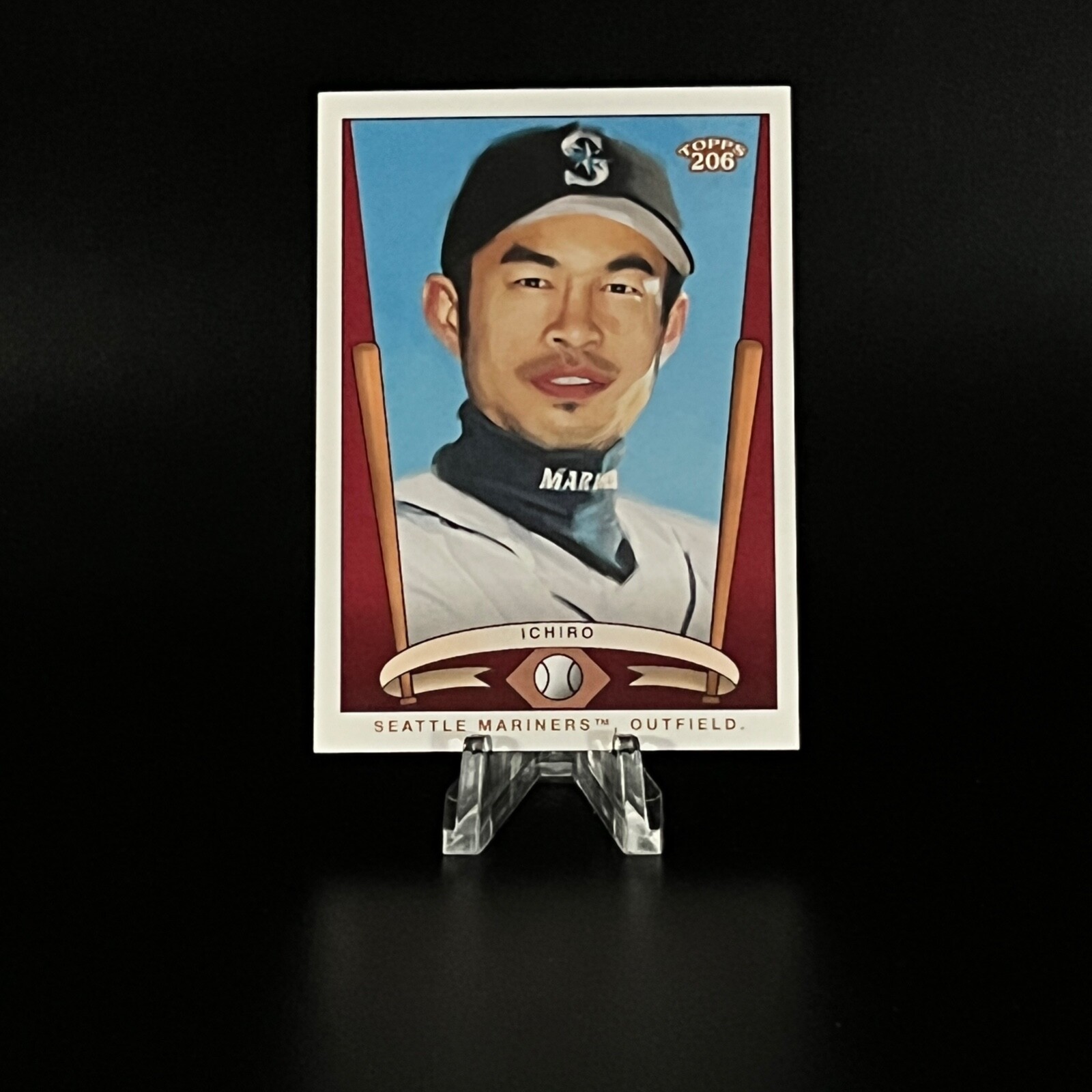 Ichiro Suzuki T206-5 Mariners￼ 2002 Topps Team Series￼ 2nd Year NICE! LOOK!!