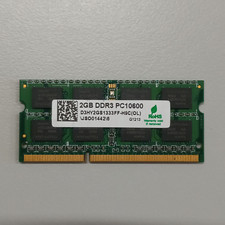 SMT 2GB DDR3 RAM PC-10600 1333MHz non-ECC Unbuffered SODIMM D3HY2GS1333FF-H9C